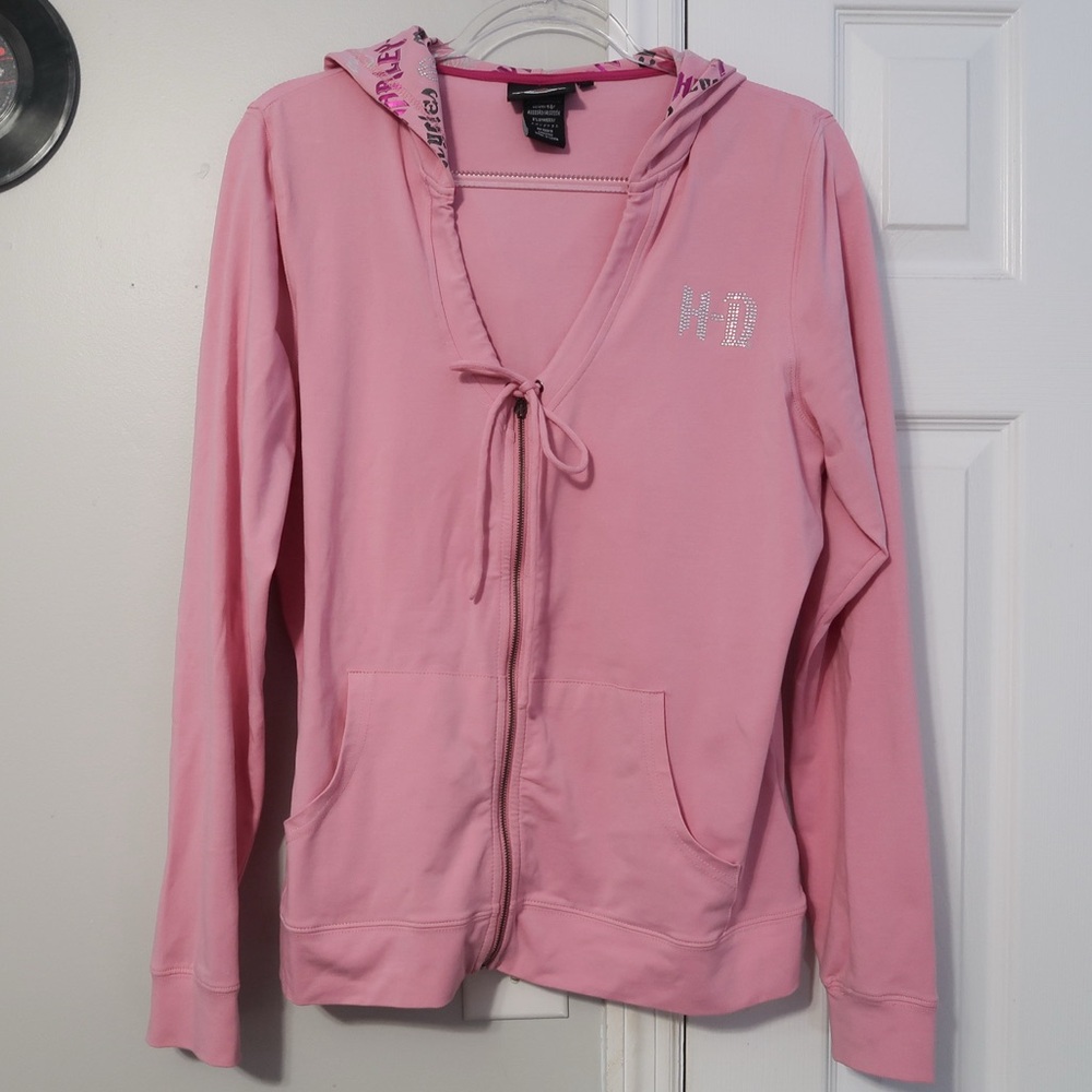 2000s Harley Davidson Zip-Up Hoodie